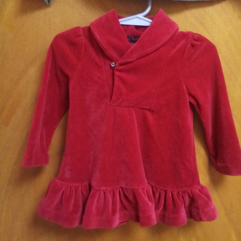 Ralph Lauren velour tunic/dress